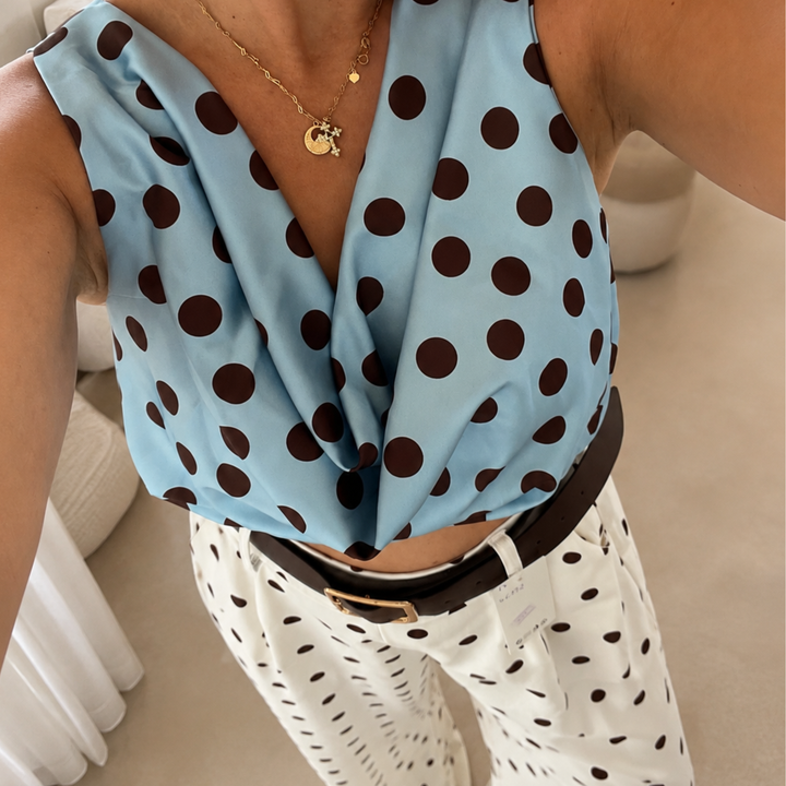 Silky polka dot
