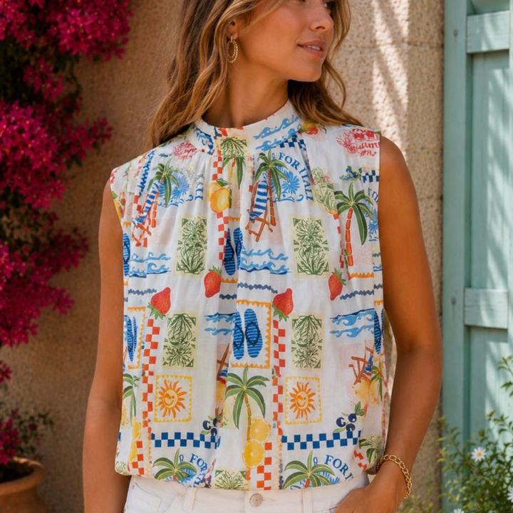 Bubble hem top