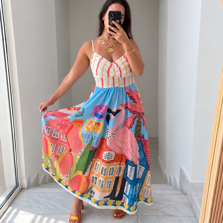 Postcard dress