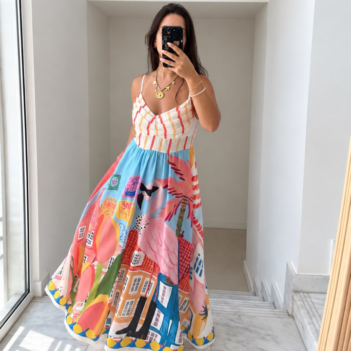 Postcard dress