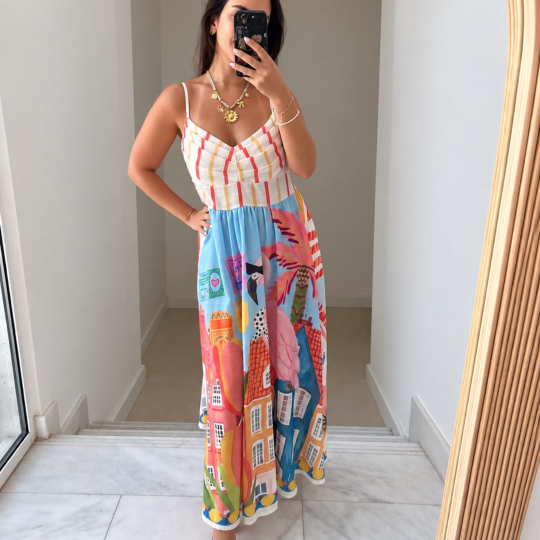 Postcard dress