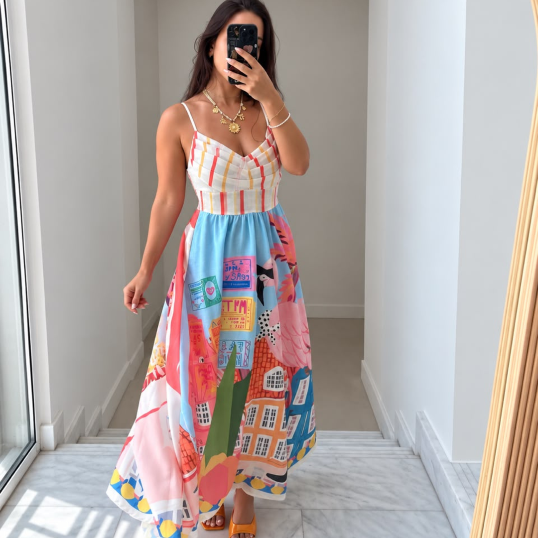 Postcard dress
