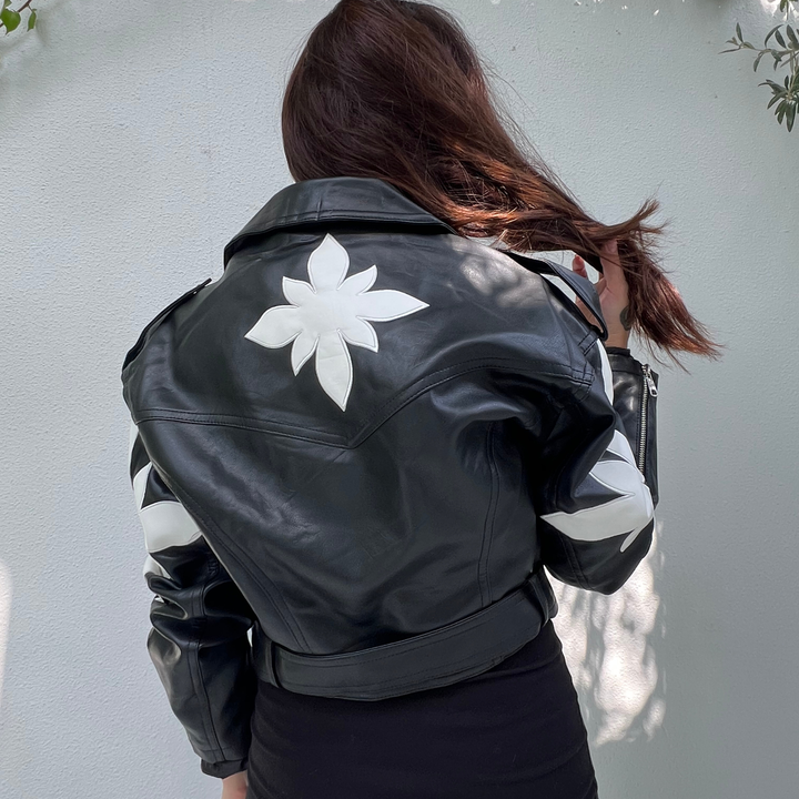 B&amp;W biker jacket