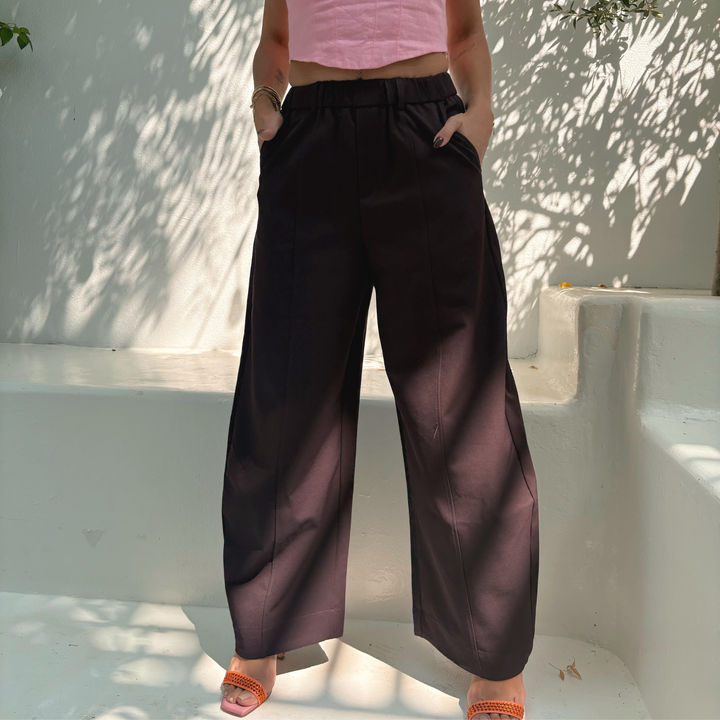 Plum trousers