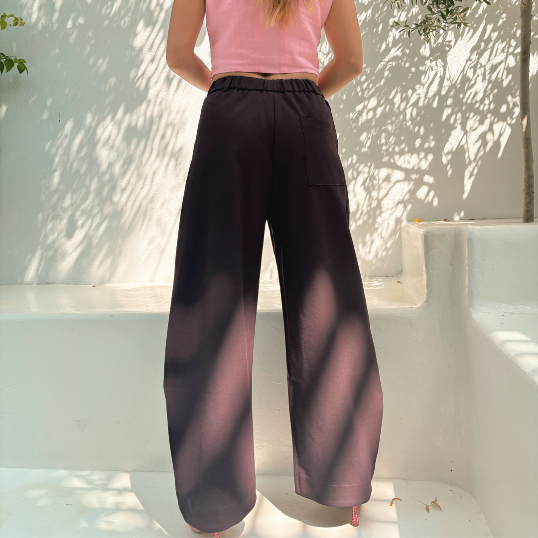 Plum trousers
