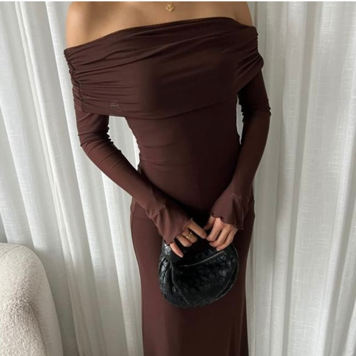 Laura off-shoulder dress