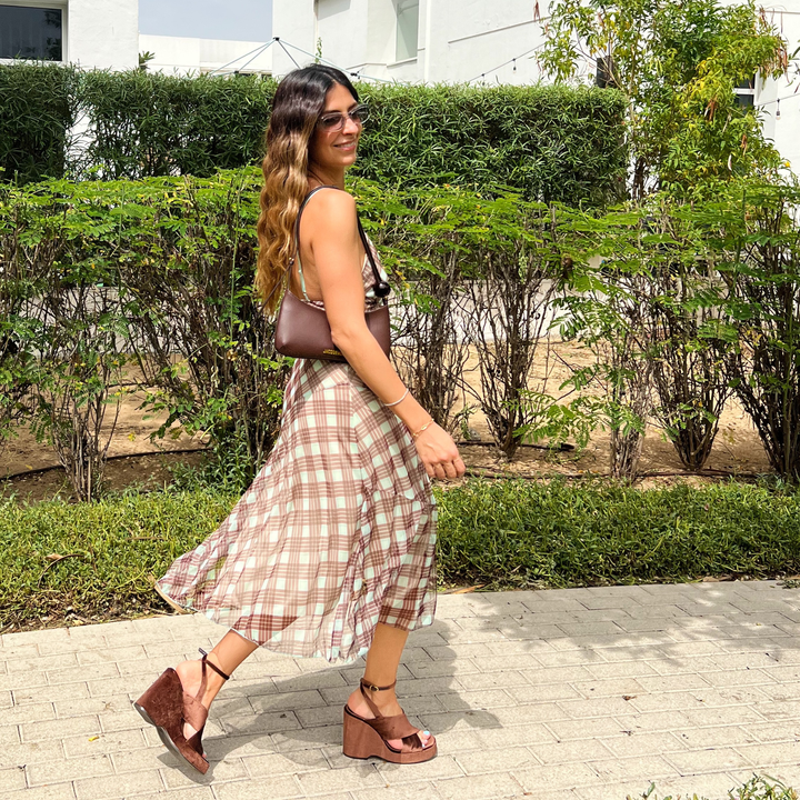 Vera check dress